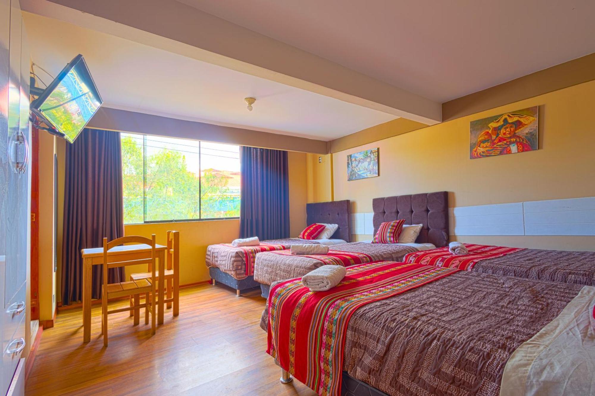 Vierbettzimmer mit eigenem Bad